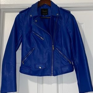 Faux leather jacket